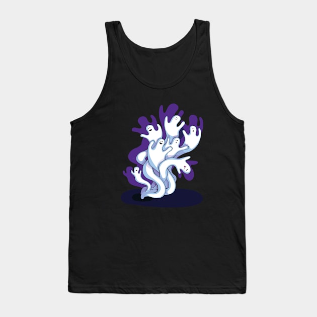 Spooky Silly Ghost Party - Halloween 2019 Tank Top by OfficialTeeDreams